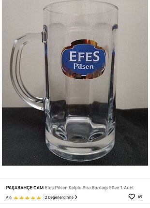 Efes kupa bardak