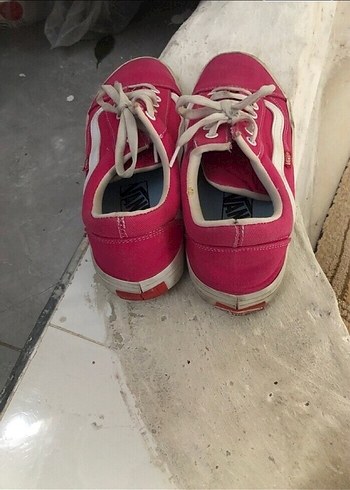 38 Beden Vans Kadın Pembe Platform Spor Ayakkabı