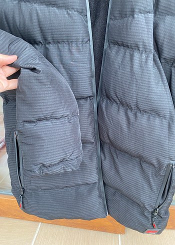 Gri Erkek Fermuarlı Sokak Stili Mont - Görsel 3