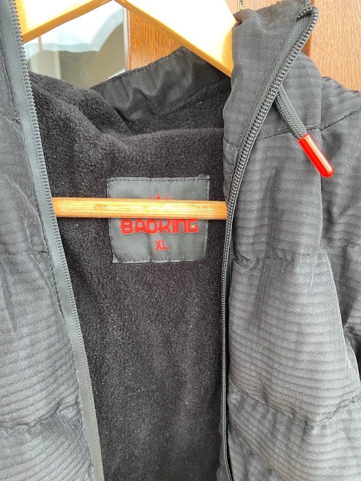 Gri Erkek Fermuarlı Sokak Stili Mont - Görsel 4