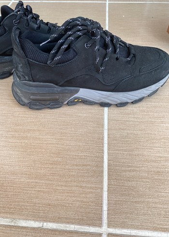 Erkek Siyah Gri Street Wear Bağcıklar - Görsel 3