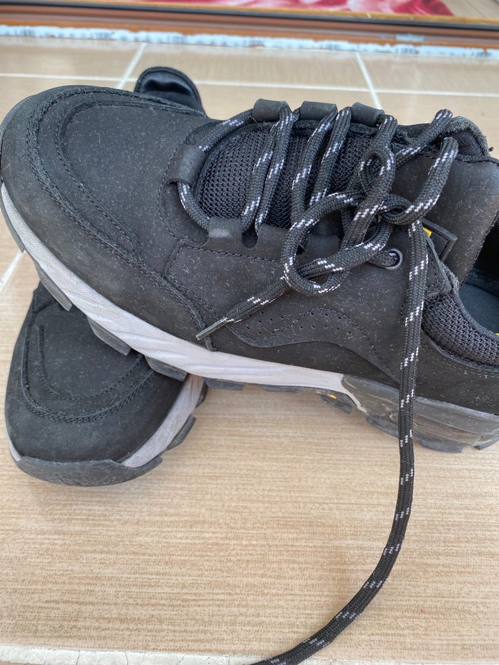 Erkek Siyah Gri Street Wear Bağcıklar - Görsel 2