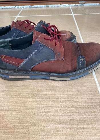 Bordo Süet Erkek Klasik Ayakkabı - Görsel 5