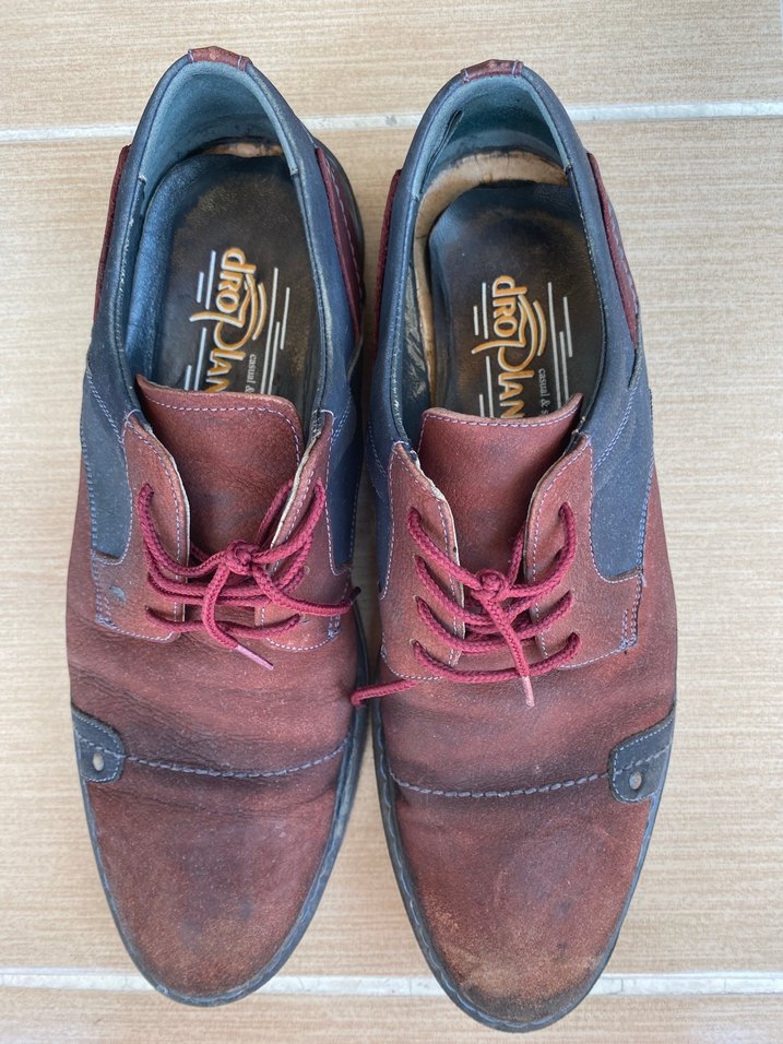 Bordo Süet Erkek Klasik Ayakkabı - Görsel 3