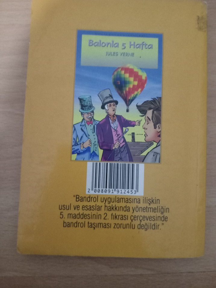 Balonla 5 Hafta - Jules Verne - Görsel 2