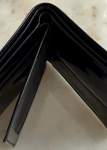 Siyah Minimalist Erkek Cüzdan, İnci Marka,Rugan - Görsel 7