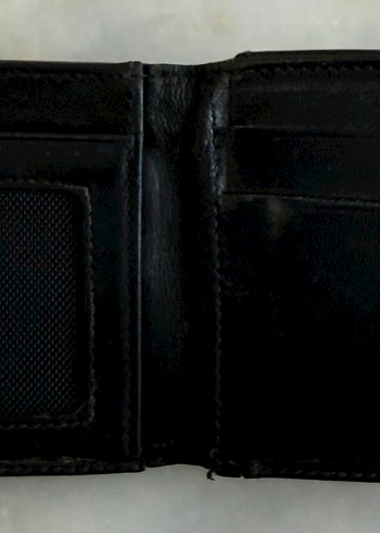 Siyah Minimalist Erkek Cüzdanı - Görsel 3