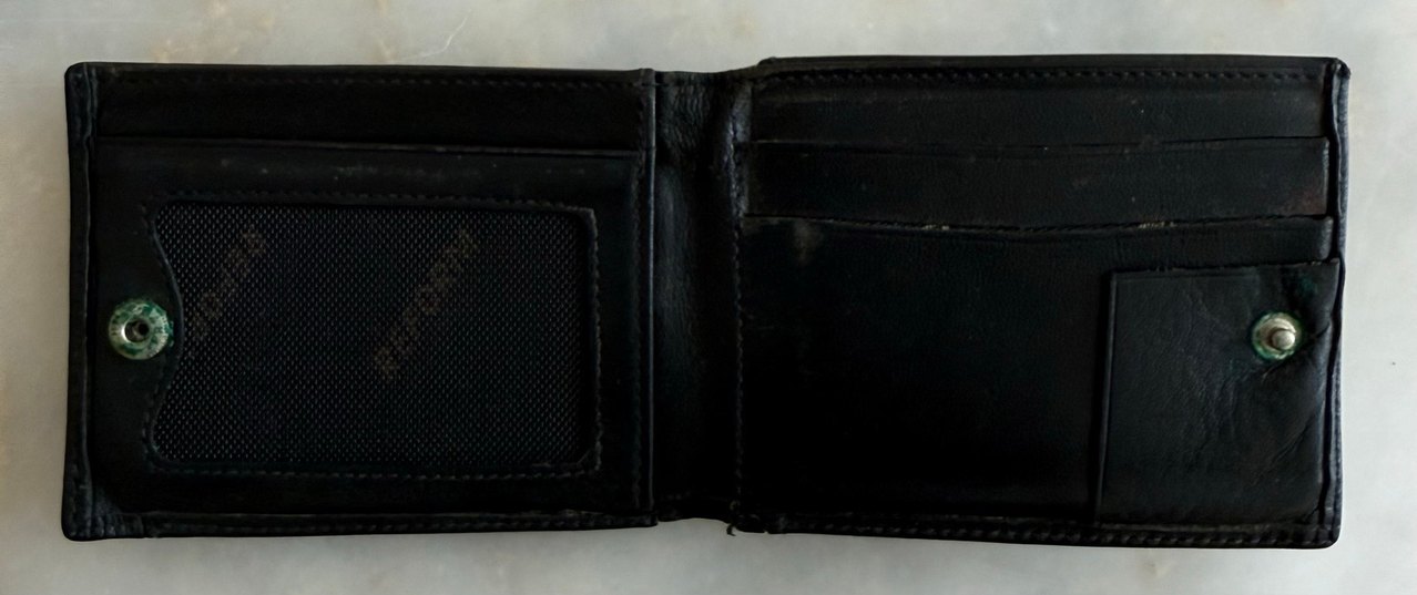 Siyah Minimalist Erkek Cüzdanı - Görsel 3