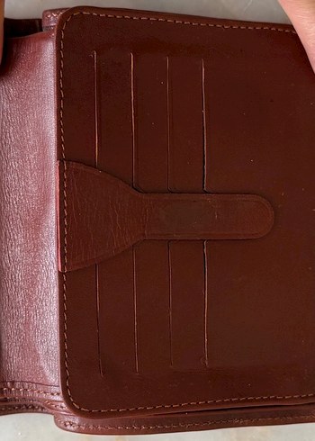 Parlak Bordo Erkek Cüzdanı , İnci Marka - Görsel 5