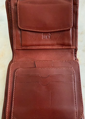 Parlak Bordo Erkek Cüzdanı , İnci Marka - Görsel 7