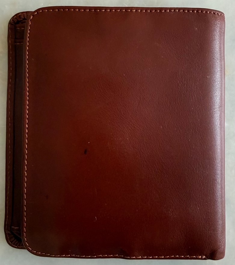 Parlak Bordo Erkek Cüzdanı , İnci Marka - Görsel 2