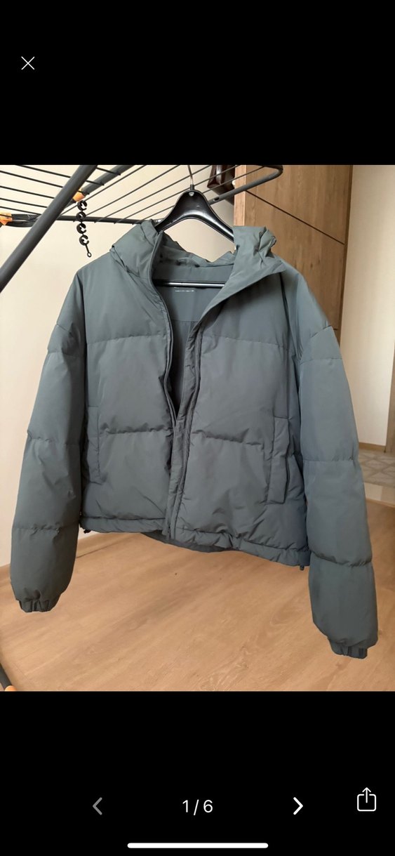 Oysho marka s beden mont petrol yeşili - Görsel 2