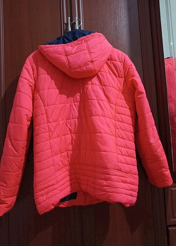 m Beden pembe Renk Fermuarlı unisex Mont