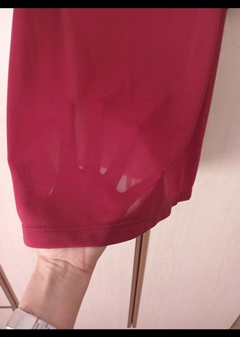 xl Beden Bordo Askılı Bluz
