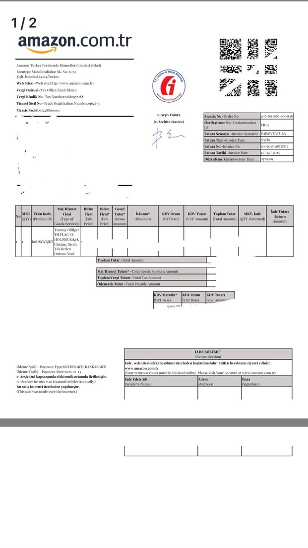 Tommy Hilfiger Minimalist Siyah Erkek Kartlık - Görsel 5