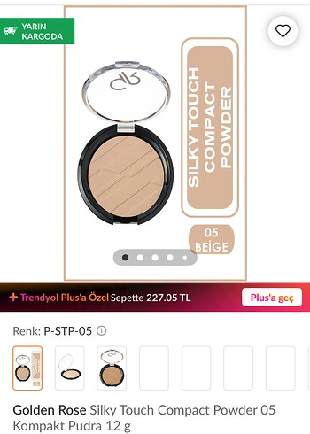 Golden Rose Bej Parlak Pudra - Görsel 4