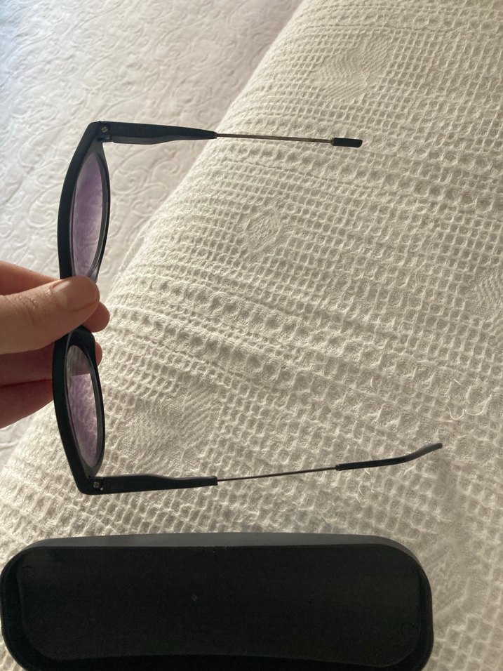 Mor Goth Tarzı erkek Güneş Gözlüğü - Görsel 2