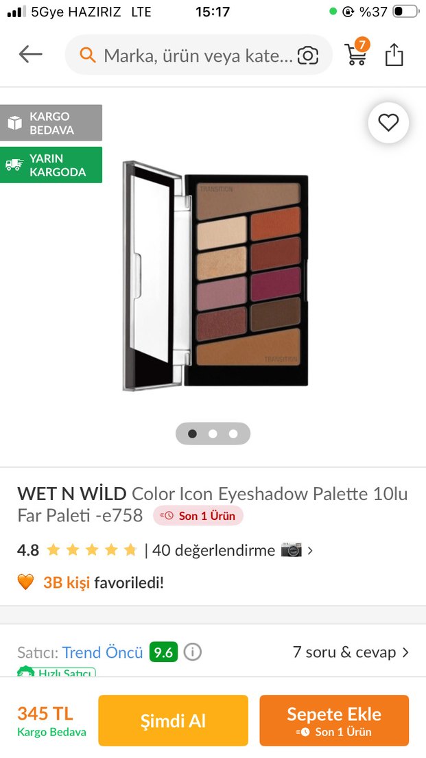 Wet n wild Bej Tonlarda Göz Farı Paleti - Görsel 3