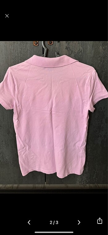 U.S Polo Assn. pembe polo yaka