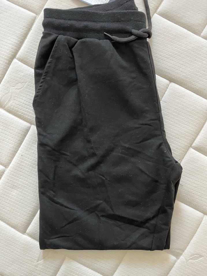 Siyah Fermuarlı Erkek Eşofman Altı - Görsel 3