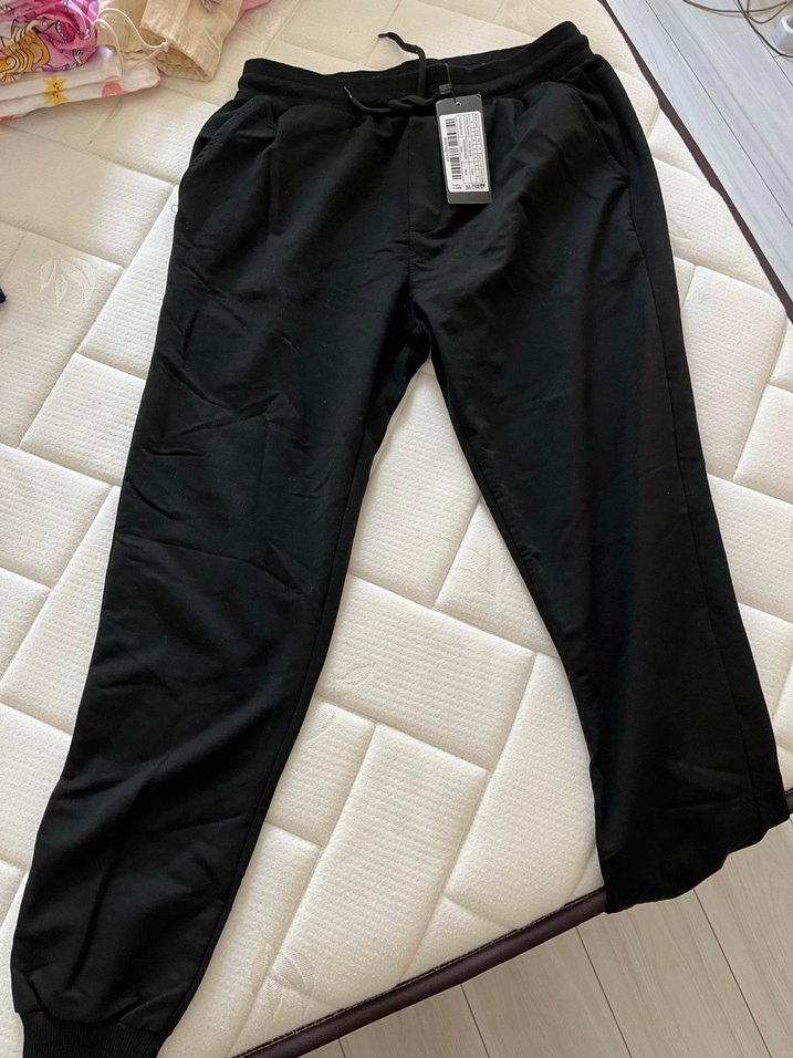 Siyah Fermuarlı Erkek Eşofman Altı - Görsel 4