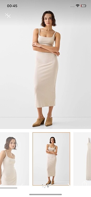 Bershka midi elbise