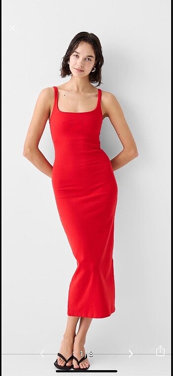 Bershka midi elbise