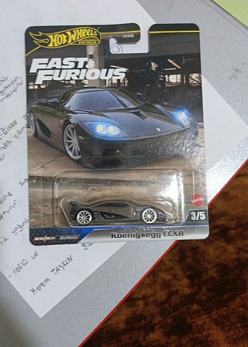Siyah Hot Wheels Koenigsegg ccXR Oyuncak Araba