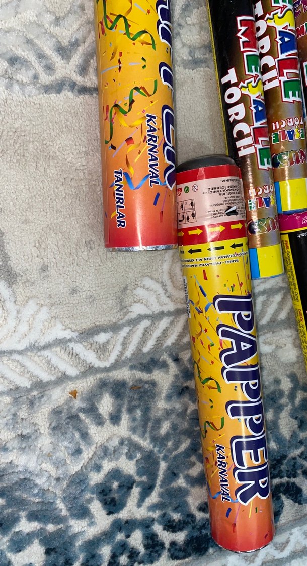 Renkli Parti Konfeti ve Havai Fişek Seti - Görsel 3