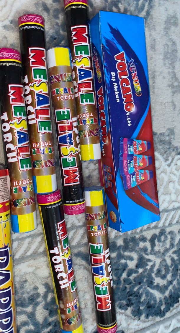 Renkli Parti Konfeti ve Havai Fişek Seti - Görsel 4