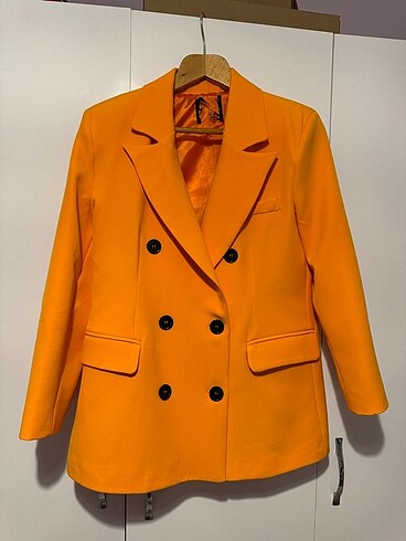 Turuncu blazer
