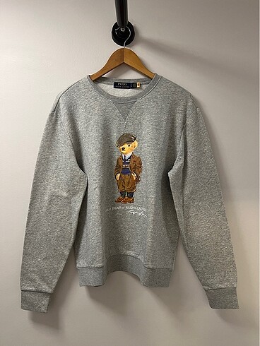 ORIJINAL RALPH LAUREN BEAR SWEATSHIRT M