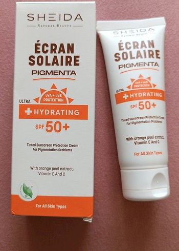 Sheida Pigmenta SPF 50+ Nemlendirici Tonlu Güneş Kremi