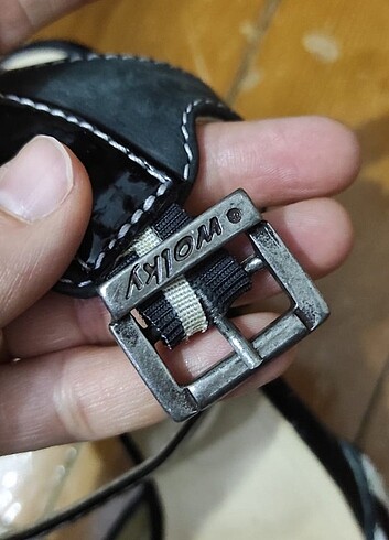 Zebra orjinal deri topuklu kalın ayakkabı - Görsel 6