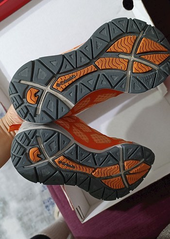 Colombia Turuncu Bağcıklı Kadın Spor Ayakkabı - Görsel 4