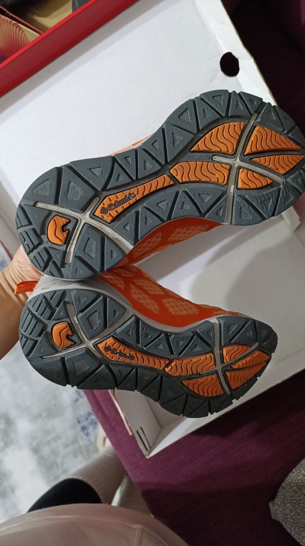 Colombia Turuncu Bağcıklı Kadın Spor Ayakkabı - Görsel 4