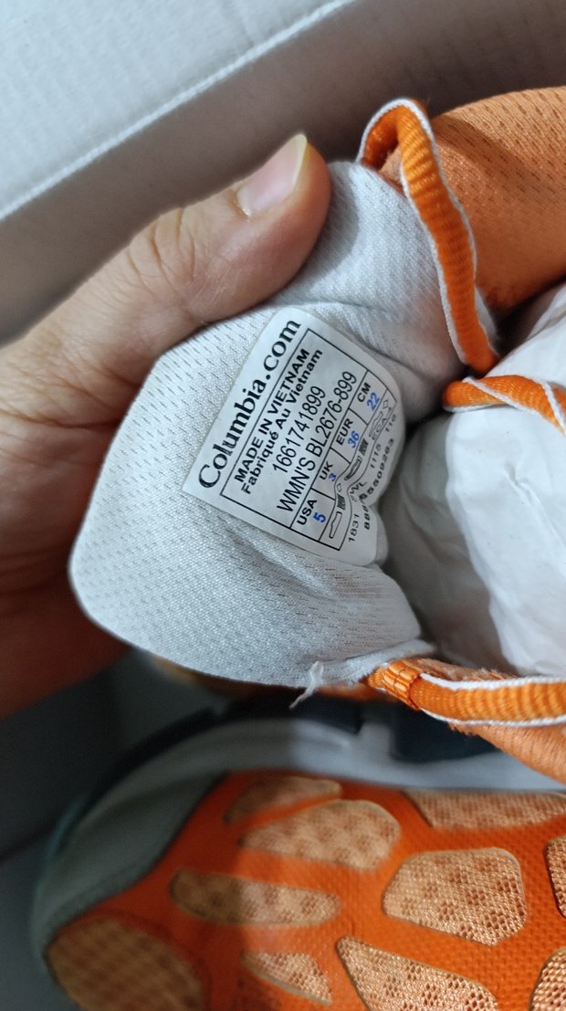 Colombia Turuncu Bağcıklı Kadın Spor Ayakkabı - Görsel 3