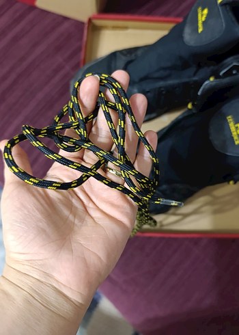 Siyah Sarı Erkek Spor Outdoor Ayakkabı Velcro - Görsel 7