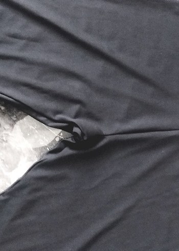 Kadın Siyah Midi ,Termal Tayt. Kemerli Fit Kesim - Görsel 6