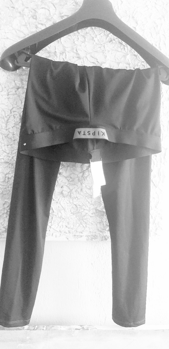 Kadın Siyah Midi ,Termal Tayt. Kemerli Fit Kesim - Görsel 3