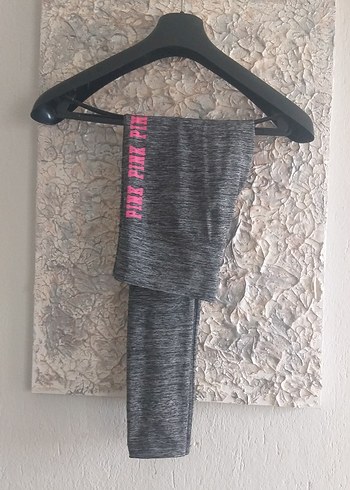 Gri Baskılı Kadın Spor Tayt - Görsel 3