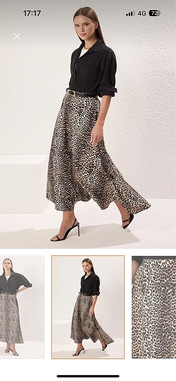 Trendyol & Milla Leopar desen etek