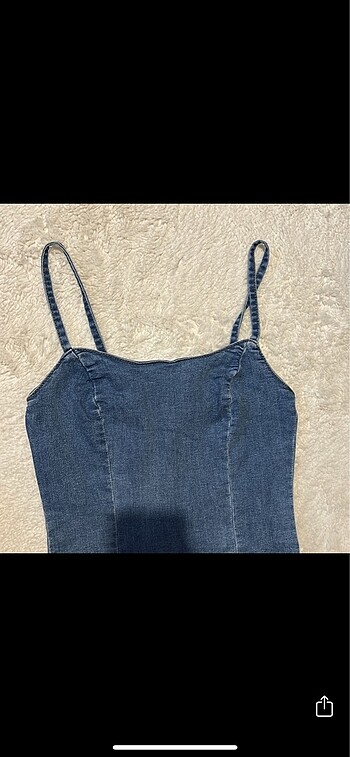 36 Beden H&M 36 beden kot mini elbise