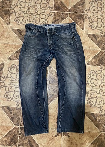 Diğer Koyu Mavi Slim Fit Denim Jean Jacks Denim