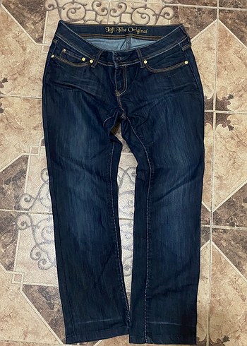 Loft Koyu Mavi Dar Kesim Denim Jean Loft