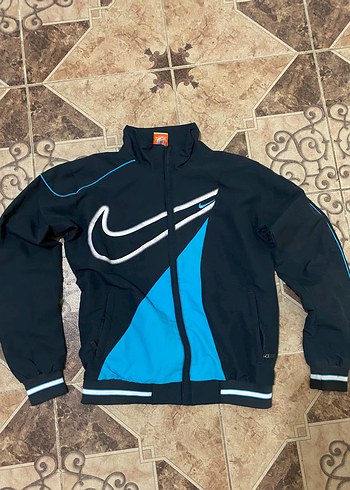 Nike Siyah Turkuaz Spor Ceket