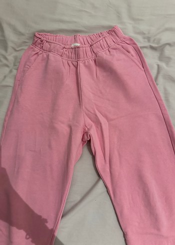 Pembe Kadın Pamuklu Rahat Kesim Eşofman - Görsel 2