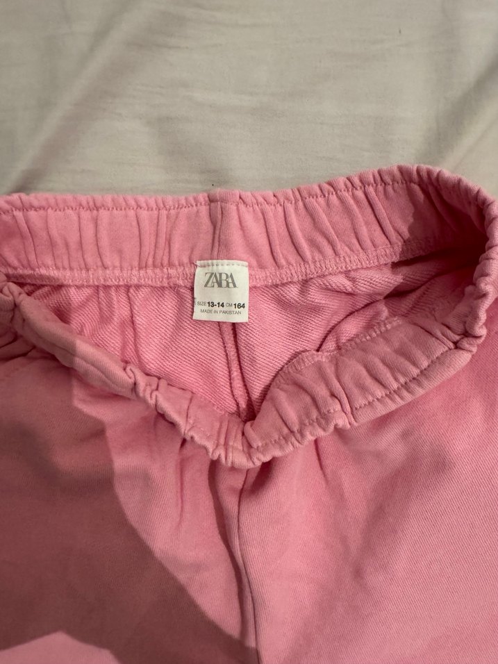 Pembe Kadın Pamuklu Rahat Kesim Eşofman - Görsel 3