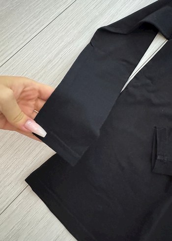 Çocuk Siyah Uzun Kollu Atlet - Görsel 3