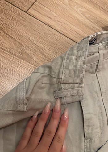 Trendyol & Milla Bej Kadın Pamuklu Rahat Kesim Pantolon